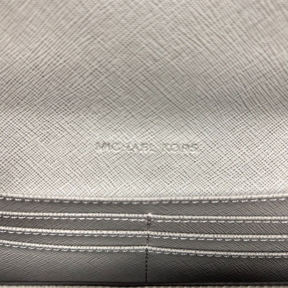 Michael Kors Women’s Gray and Silver Wallet with Card Slots - Picture 10 of 10